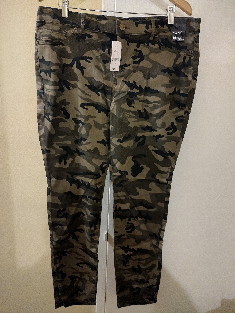 Camouflage Legging Pants - Olive Camo